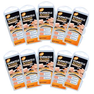 Duracell Size 13 Hearing Aid Batteries Pack of 60