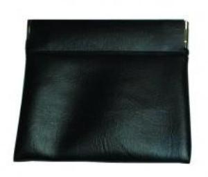 Black pouch with clip