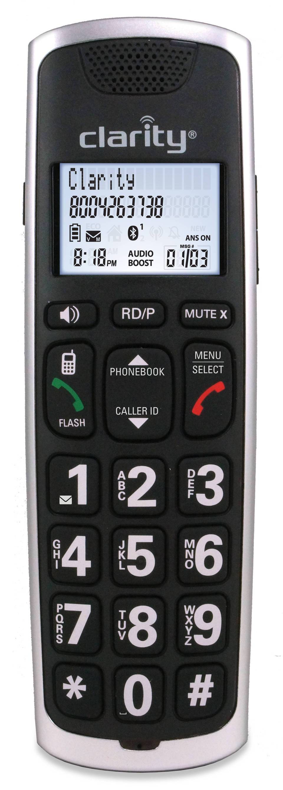 Clarity BT914 Amplified Cordless Telephone With Answering Machine