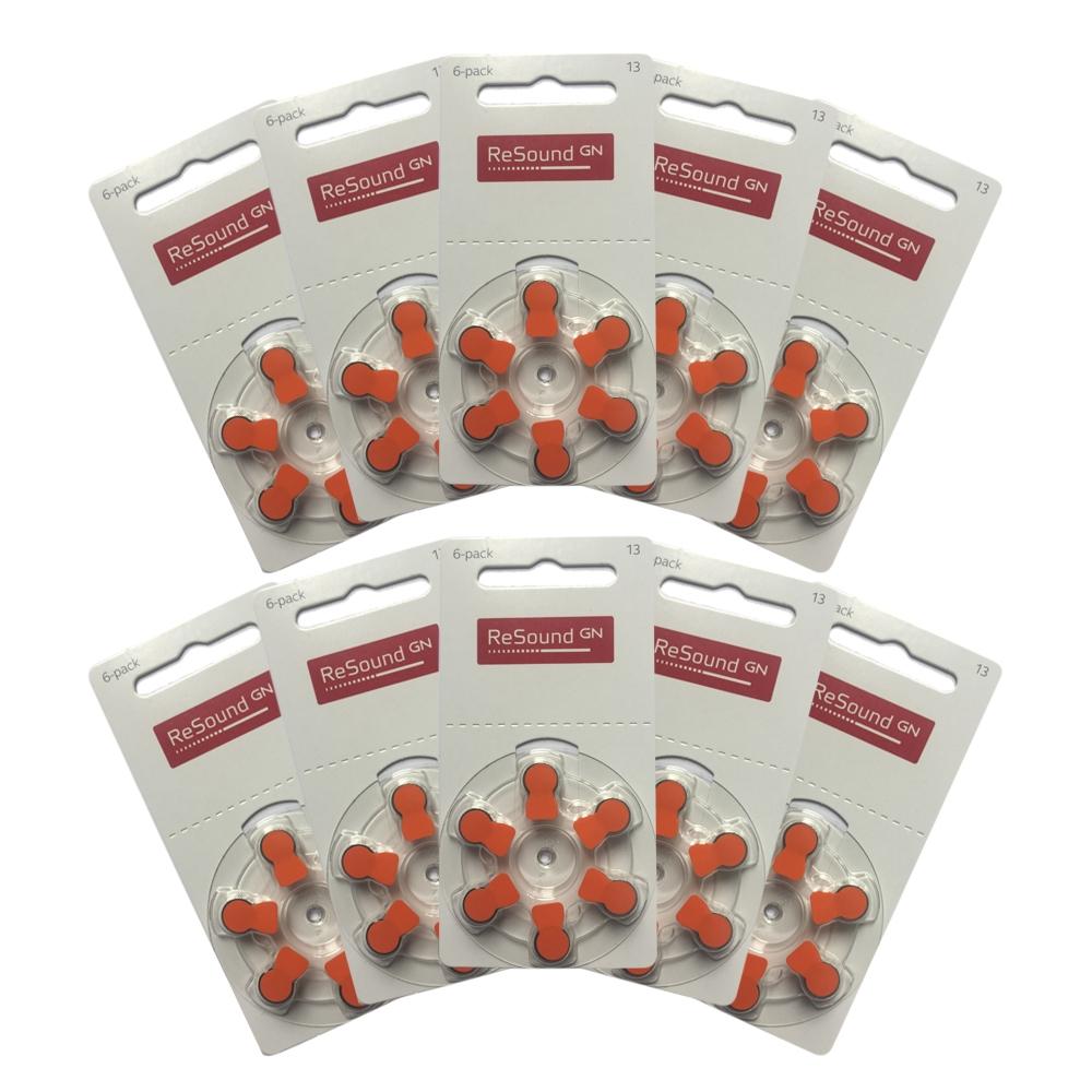 GN ReSound Hearing Aid Batteries Size 13 Pack of 60