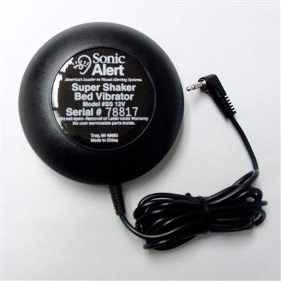 Sonic Alert SS12V - Black Super Shaker Bed Vibrator